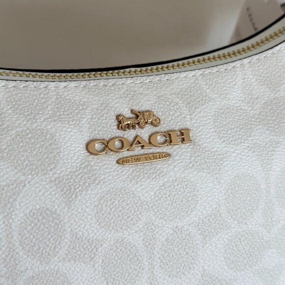 Coach Teri Shoulder Bag In Signature Canvas CA548 - Picture 3 of 9